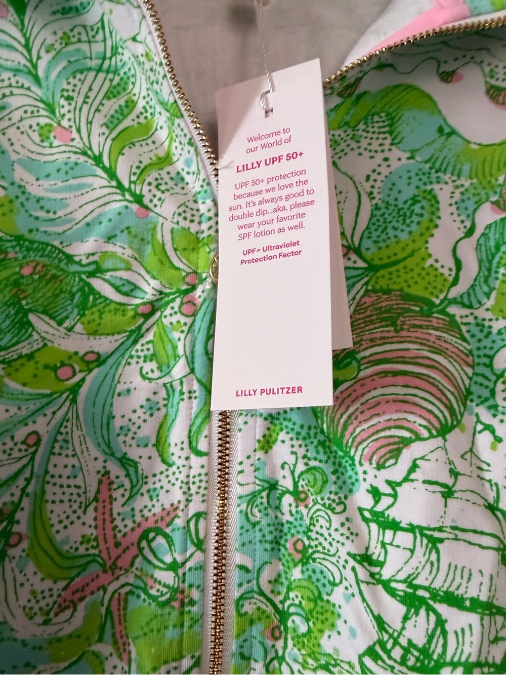 Lilly Pulitzer Eleni Half Zip Pullover Resort White Ship to Shore Size XXL NEW - Picture 4 of 9